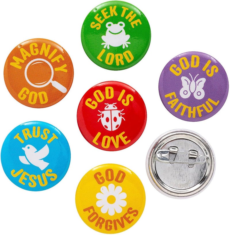 1" Mini Zoom-In VBS Metal Buttons Bulk Pack - Colorful Durable Crafting Supplies Scrapbooking DIY Projects Embellishments & Home Decor - Perfect for Crafts Decorations & More - 48 Pieces